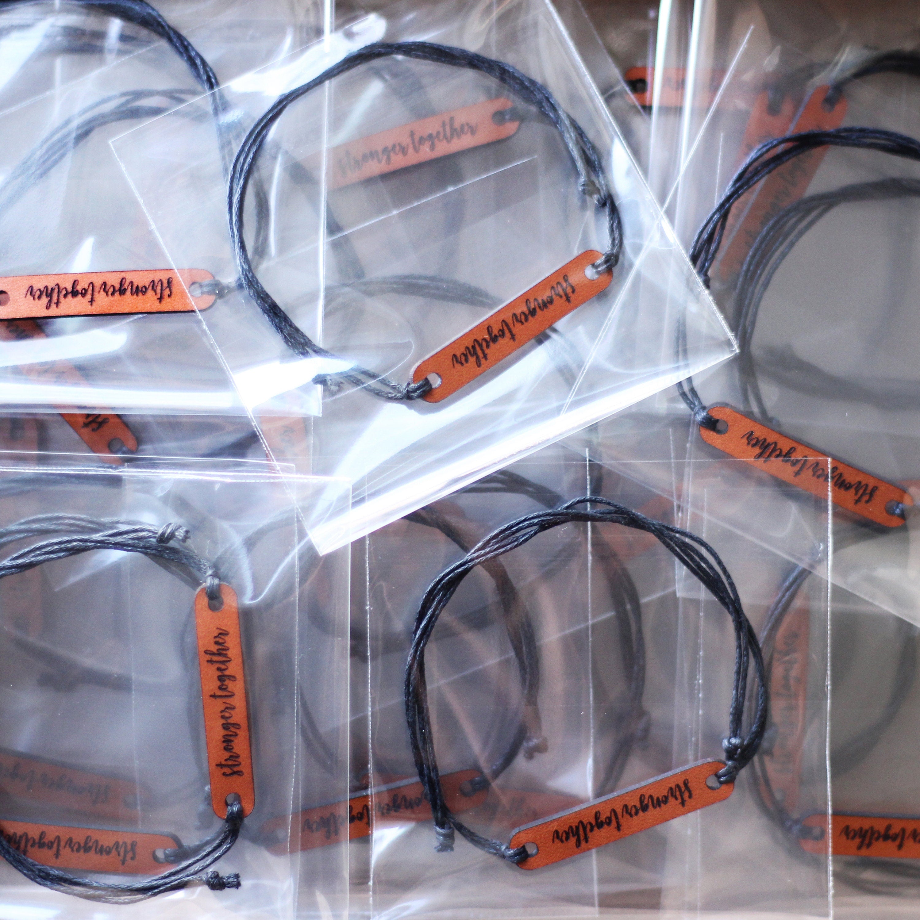 Bulk discount leather bracelets